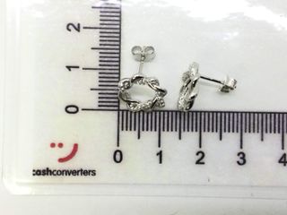 pendientes plata 925mm con piedra con circonita