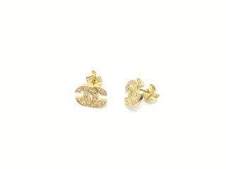 pendientes oro 18k con piedra con circonita