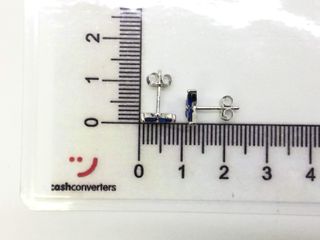 pendientes plata 925mm con piedra con circonita