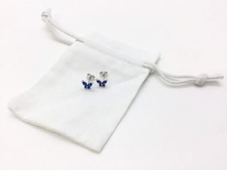 pendientes plata 925mm con piedra con circonita