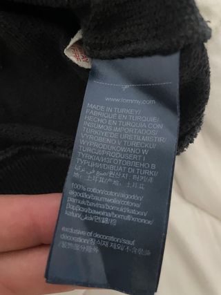Sudadera Tommy Hilfiger Negra Talla S