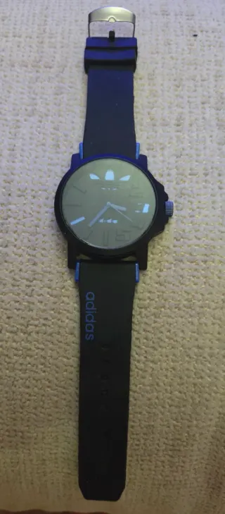 Reloj Adidas Sport Negro y Azul