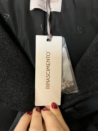 Piumino Rinascimento nero nuovo