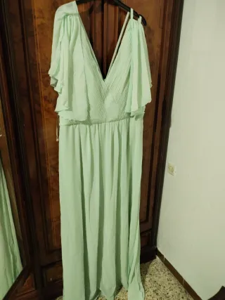 Vestido largo verde
