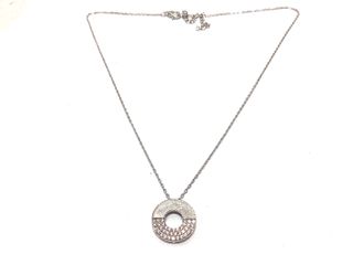 collar plata 925mm con piedra con circonita 19 5cm