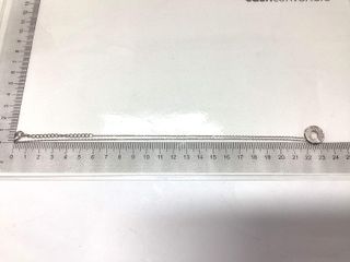 collar plata 925mm con piedra con circonita 19 5cm