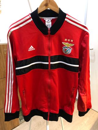 Chaqueta Adidas Benfica Roja Negra Talla M