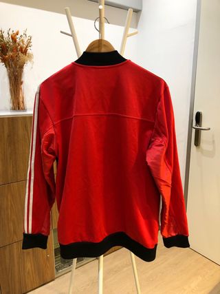 Chaqueta Adidas Benfica Roja Negra Talla M