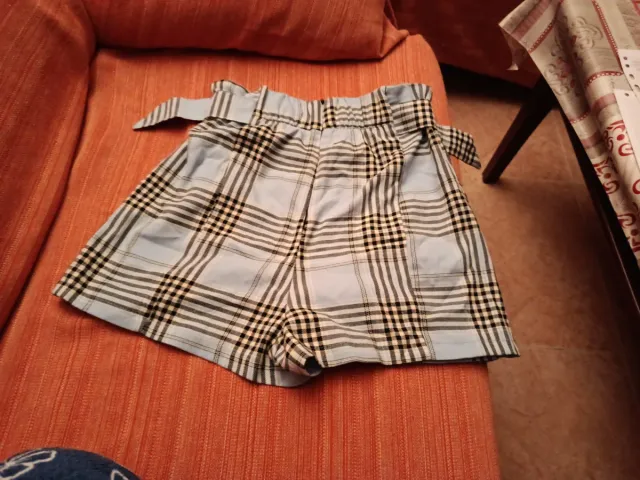 Falda pantalón de tablas cuadros