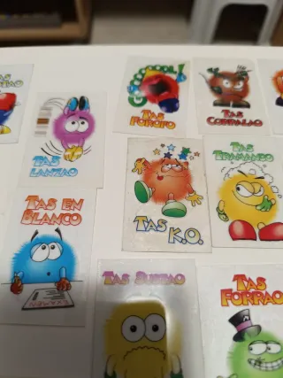 Colección completa de cromos TAS Bollicao