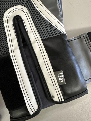 Guantes Boxeo Everlast 12 oz Negro/Gris