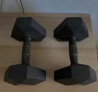 Mancuernas Hexagonales Domyos 10 Kg (Par)