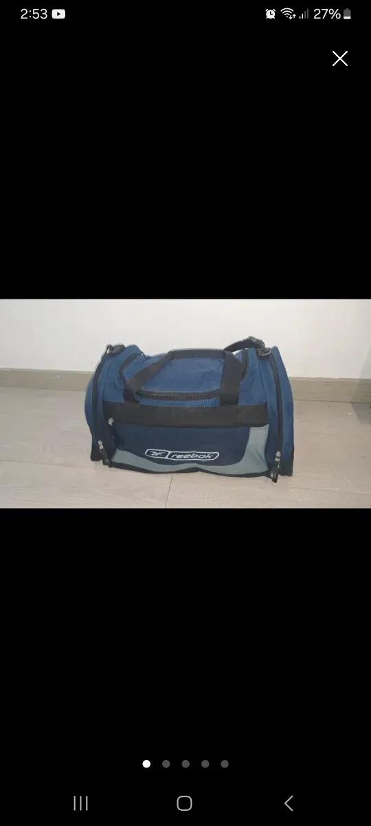Bolsa de deporte Reebok azul