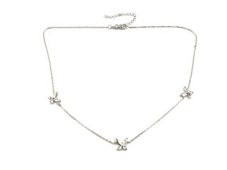 collar plata 925mm con piedra con circonita 21cm