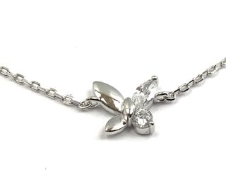 collar plata 925mm con piedra con circonita 21cm