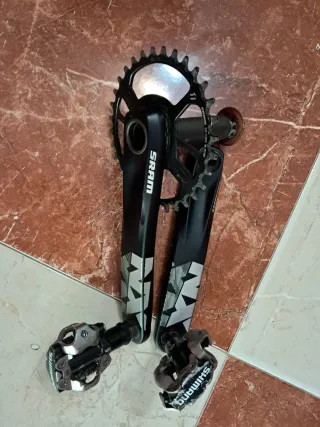 Sram NX monoplato y vielas miy ligeras y como nuev