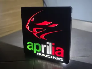 Letrero Luminoso LED Aprilia Racing