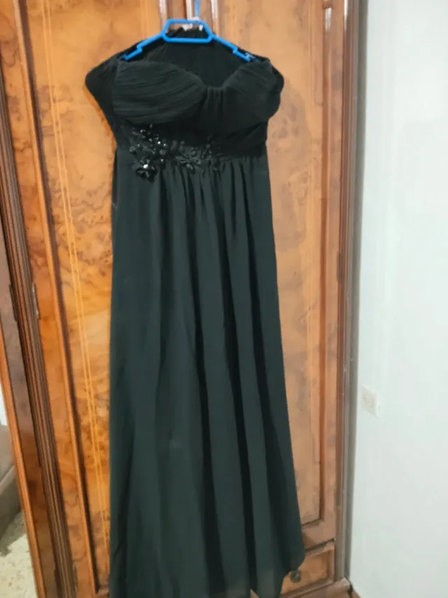 Vestido Negro Largo Fiesta