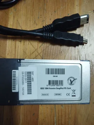 Conceptronic PC Card FireWire y USB