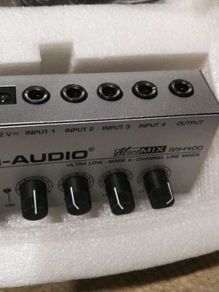 Mezclador N-AUDIO MicroMIX MH400 4 Canales Sonido