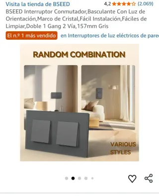 Interruptor Doble Smart Home