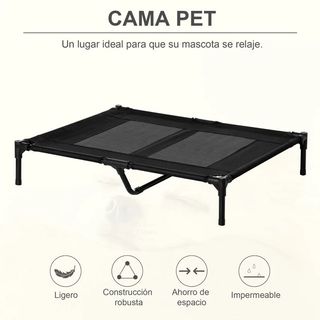 Cama elevada PawHut para perro, portátil