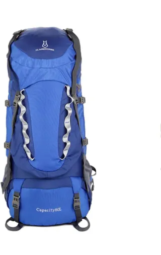Mochila Montañero FLAMEHORSE 80L Azul/Gris