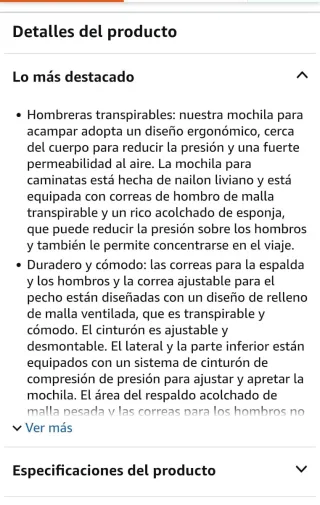 Mochila Montañero FLAMEHORSE 80L Azul/Gris