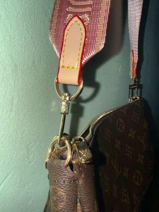 Bolso Marrón y Rosa Multifuncional