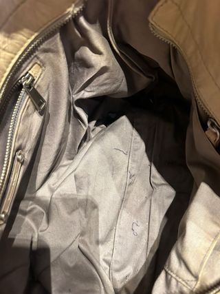 Bolso Piel Bimba y Lola Vintage Beige