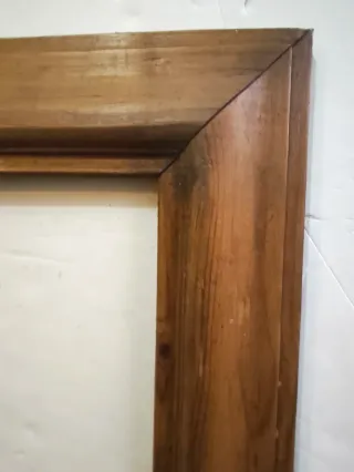 Marco grande madera natural