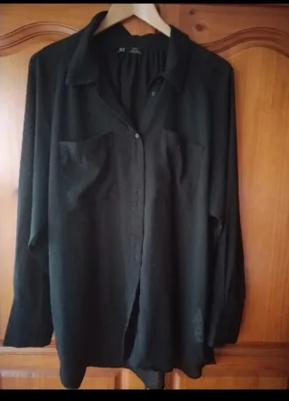 Blusa Zara Negra Talla XL