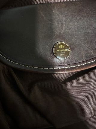 Bolso Lancel Paris Piel y Lona Marrón