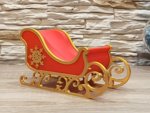 Botellero Navideño Trineo