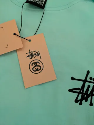 Camiseta Stüssy Teal Talla M