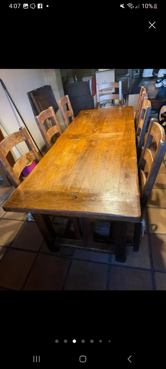 Comedor Roble Francés,mesa roble