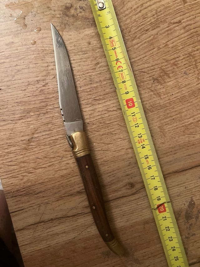 Navaja Laguiole 440 Ottone e Legno