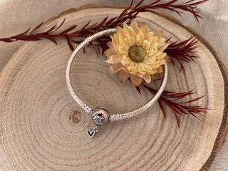 Pulsera Esfera Love Corazón Colgante