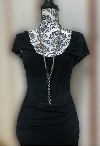 Fendi Cintura/Collana Catena Tubolare Argento