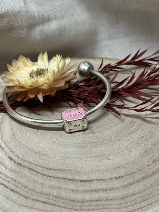 Charm Maleta Rosa Love Travels