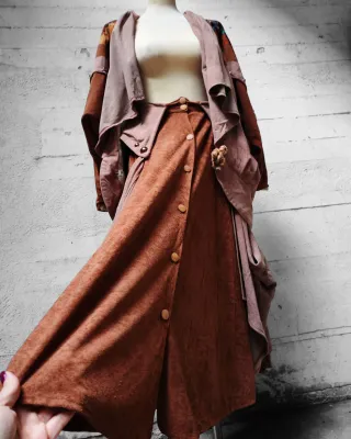 Completo vintage gonna SUPER BIG