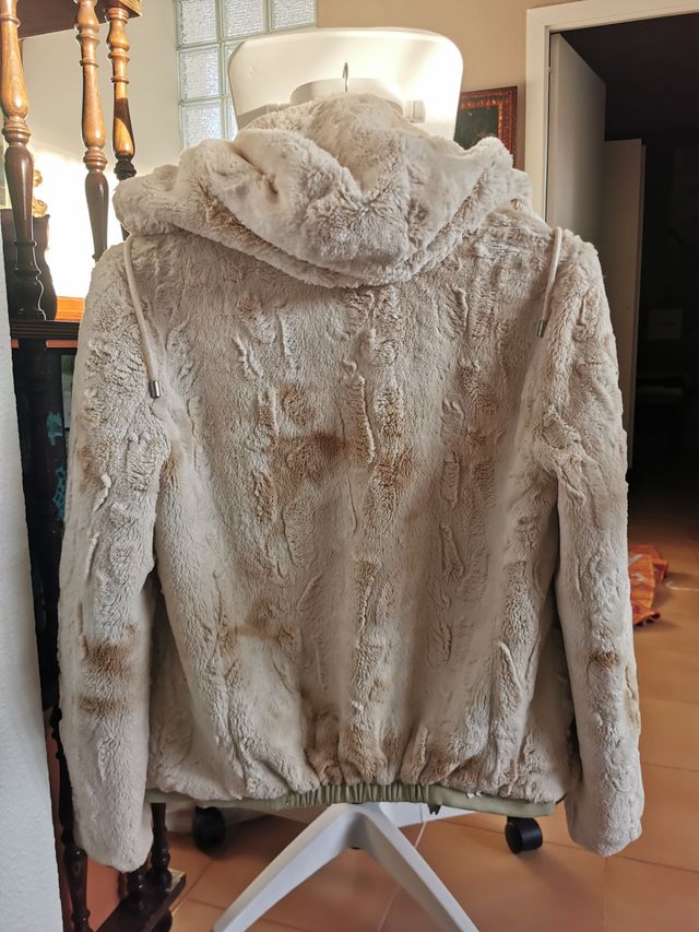 Chaqueta Pull&Bear Beige/Marrón Talla M