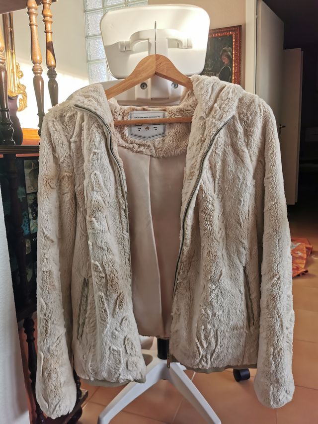 Chaqueta Pull&Bear Beige/Marrón Talla M