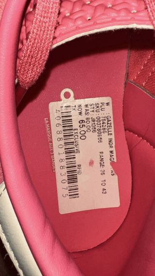 Zapatos Adidas rosas fucsia