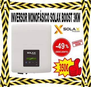 INVERSOR MONOFÁSICO SOLAX BOOST 3KW