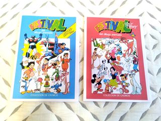 2 álbum cromos FESTIVAL y SUPER FESTIVAL facsímil