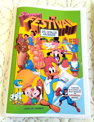 2 álbum cromos FESTIVAL y SUPER FESTIVAL facsímil