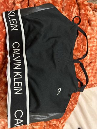 Sujetador deportivo Calvin Klein negro talla M