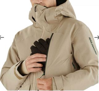 Abrigo Salomon Beige Hombre