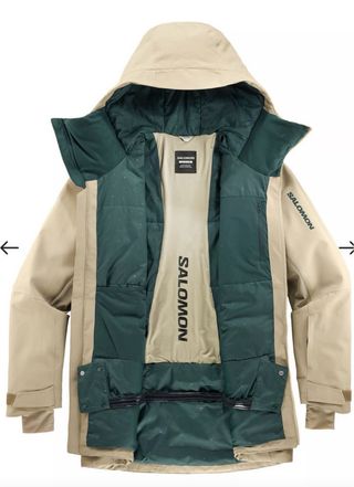 Abrigo Salomon Beige Hombre